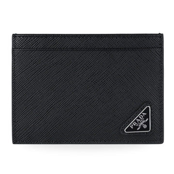 Prada Saffiano Triangle Logo Card Holder 151504085 [P]
