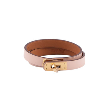 Hermes Mini Kelly Double Tour Leather Bracelet 157950727 [P]