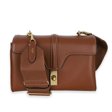 CELINE レディース クラシック ナチュラル カーフスキン ショルダーバッグ(タン) 116443CR4 04LU 115721879 [P]