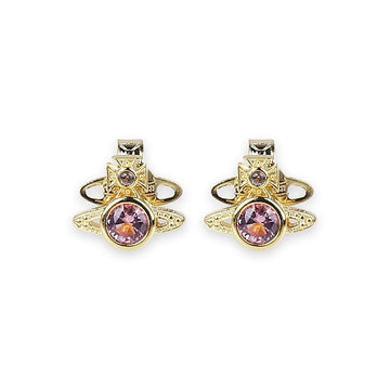 Vivienne Westwood London of Brass ORB Earrings (Gold) 02R456 R456 121196774 [P]