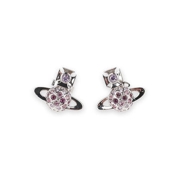 VIVIENNE WESTWOOD ウィラ バス リリーフ イヤリング(ピンク/シルバー) 6201034O 02P457 P457 121287878 [P]
