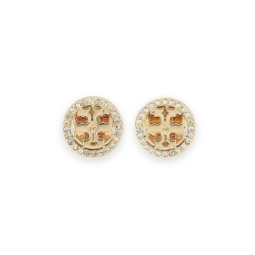 TORY BURCH Frauen Miller Logo Kristall Kreis Ohrringe (Gold) 53422 783 122694378 [P]