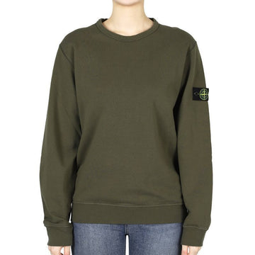 Stone Island Stone Kids Wappen Patch Crewneck Sweatshirt (Military Green) 14A 123524007 [P]