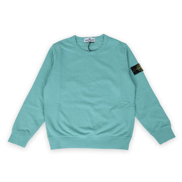 STONE ISLAND ストーンキッズワッペンパッチクルーネックマントゥマン(アクアブルー) K1S16 6100011 S0040 V0042 123525159 [P]