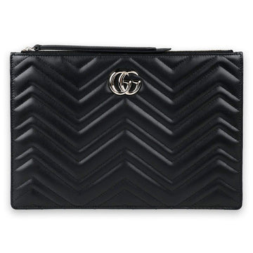 Gucci Marmont Large Strap Clutch Bag (Black) 813347 DTDHD 1000 128918878 [P]