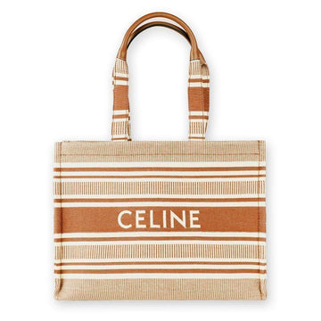 Celine Women's Striped Cabas Large Tote Bag (Siena) 196762FU6 28SI 130087250 [P]