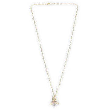 Vivienne Westwood Women's Agnata Pendant Necklace (Gold/Milky Pink) 630203FZ 02R784 R784 130607436 [P]