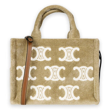 CELINE Damen Tyse Trionf Kleine Umhängetasche (Beige/Braun) 199162FV3 02ET 131429308 [P]