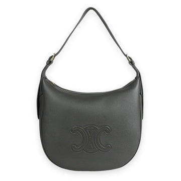 CELINE Eloy Medium Supple Kälberleder Schultertasche (Grau) 114713FLH 10AN 133623006 [P]