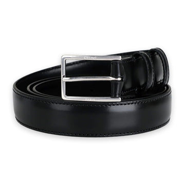 Celine Men's BC-17 25MM Torilón Leather Belt (Black) 38SI 135988313 [P]