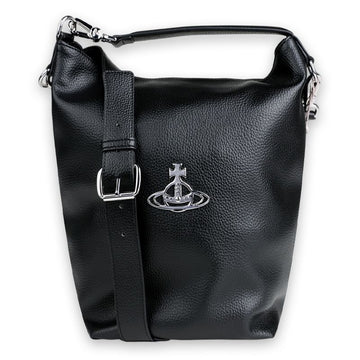 Vivienne Westwood Women Sam Grain Leather Bucket Bag (Black) 4C020001U S000D N403 139986316 [P]