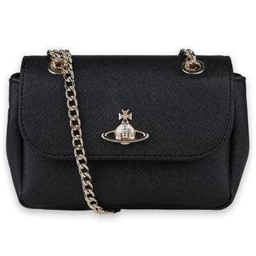 VIVIENNE WESTWOOD ORB スモール パール チェーン クロスバッグ(ブラック) 5C01000BW S0021 N402 145744455 [P]