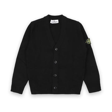 STONE ISLAND ストーン キッズ ワッペン パッチ Vネック カーディガン(ブラック) 5100001 S00M1 V0029 146711361 [P]