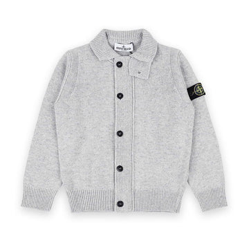 STONE ISLAND ストーン キッズ ワッペン パッチ フルジップ カーディガン (グレー) K2S16 5100003 S00M1 V0M64 146711373 [P]