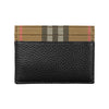 Burberry Check Card Wallet 81072661 Black 157954922 [P]