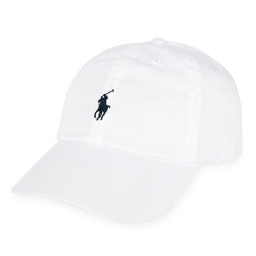 POLO RALPH LAUREN Unisex Pony-Stick-Logo-Cap (Weiß) 710548524 011 152824134 [P]