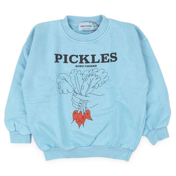 BOBO CHOSES Kinder Sweatshirt mit Gemüse-Motiv (Himmel) B126AC040 451 153742439 [P]