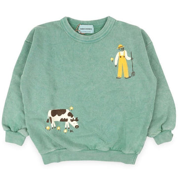 BOBO CHOSES Kinder Farm Abenteuer Sweatshirt (Grün) B126AC043 311 153742443 [P]