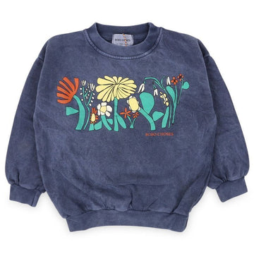 BOBO CHOSES キッズ カラー ハーバリスト トレーナー(ネイビー) B126AC042 411 153742441 [P]