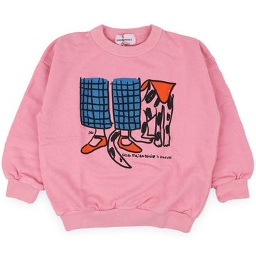 BOBO CHOSES Kinder Hund Freundschaft Sweatshirt (Pink) B126AC047 661 153843513 [P]