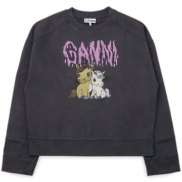GANNI Damen Isoli Jersey Sweatshirt 154211943 [P]