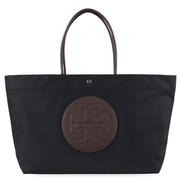 TORY BURCH ナイロン トートバッグ ツイスト ロゴ（ブラック）181463 001 154945589 [P]