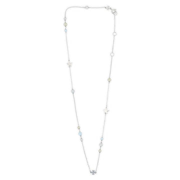 Tory Burch Women's Delicate Kira Pearl and Pave Necklace 154945662 [P]