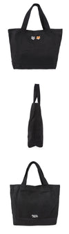 Maison Kitsune Unisex Double Fox Head Patch Tote Bag (Anthracite) OW511CFWW0096 P190 155333104 [P]