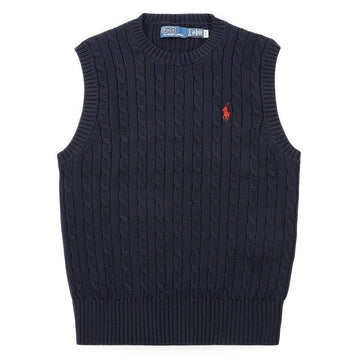 Polo Ralph Lauren Women’s Pony Embroidered Knit Vest (Navy) 211971882 501 155789162 [P]