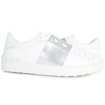 VALENTINO メンズヒドンオープンスニーカー（シルバー） VY2S0830FLR 857 155790110 [P]