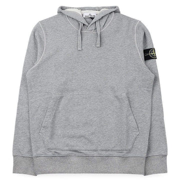 STONE ISLAND パッチ コットン フーディ メンズ (ライトグレー) L1S15 6100062 S0M51 V0M64 155990930 [P]
