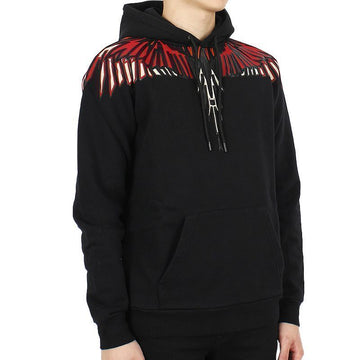 MARCELO BURLON Geometrischer Flügel Hoodie Sweatshirt 156487849 [P]