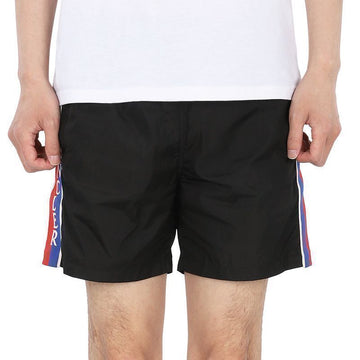 MONCLER Herren Logo-Patch Schwimmshorts mit Gesäßtasche (Schwarz) 2C00011 53326 997 54637419 [P]