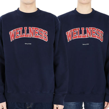 SPORTY & RICH Wellness Ivy Crewneck Navy/Sports Red 54759644 [P]