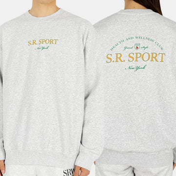 SPORTY & RICH Wimbledon Crewneck Heather 22 F/W 54764057 [P]