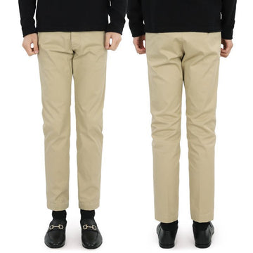 Dsquared2 Straight Cotton Pants Beige 23 F/W 111 62298583 [P]