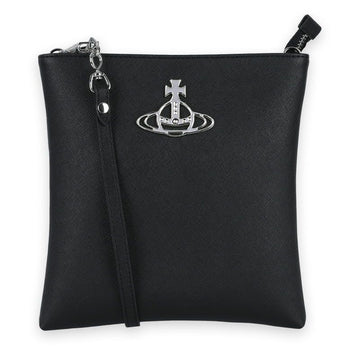 VIVIENNE WESTWOOD Herren Quadratische Umhängetasche (Schwarz/Silber) 4304007NU S000B N401 77984054 [P]