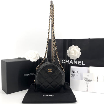 CHANEL キャビア タンバリン クロスバッグ 28番 157962620 [P]