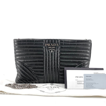 Prada Diagram Chain Shoulder Bag and Clutch Bag 2-way 1BF087 157965073 [P]