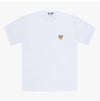 Comme Des Garcons PLAY Gold Heart Patch Unisex T-shirt 157966018 [P]