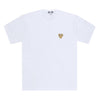 Comme Des Garcons PLAY Gold Heart Patch Unisex T-shirt 157966018 [P]