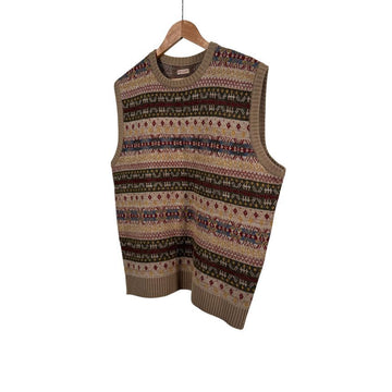 KAPITAL 7G Woll Fair Isle Strickweste Beige 3 Größe 157966663 [P]