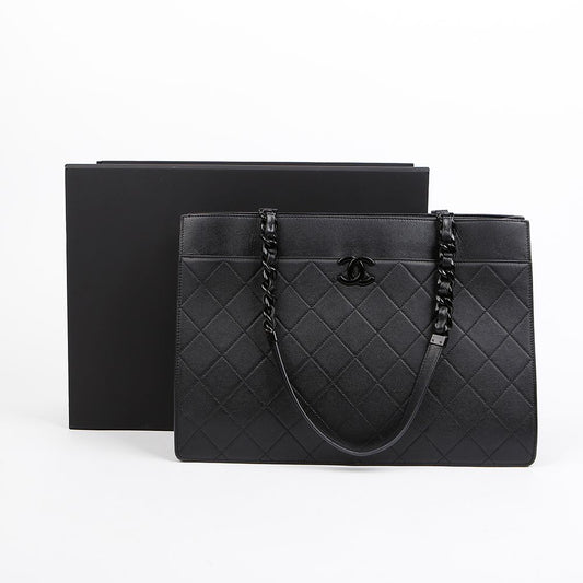 CHANEL Large Caviar Tote Shoulder Bag AS2304 157596301 [P]