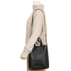 CELINE スモールレザーバーティカルカバストート＆ショルダーバッグ ブラック 157688958 [P]