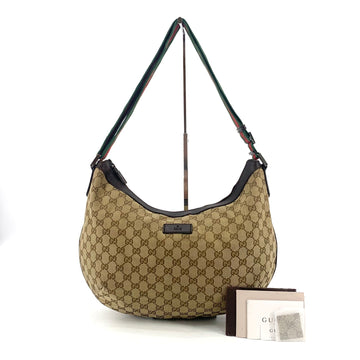Gucci Jacquard Web Stripe Hobo Shoulder Bag 189752 157970333 [P]