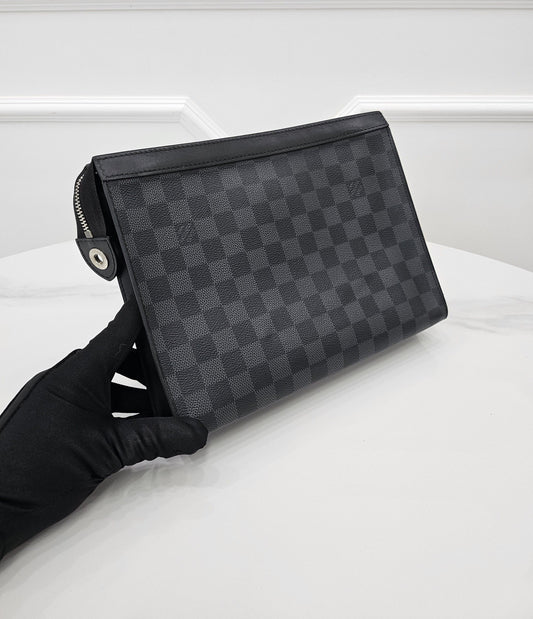 Louis Vuitton Pochette Voyage MM Damier Clutch N41686 157970503 [P]