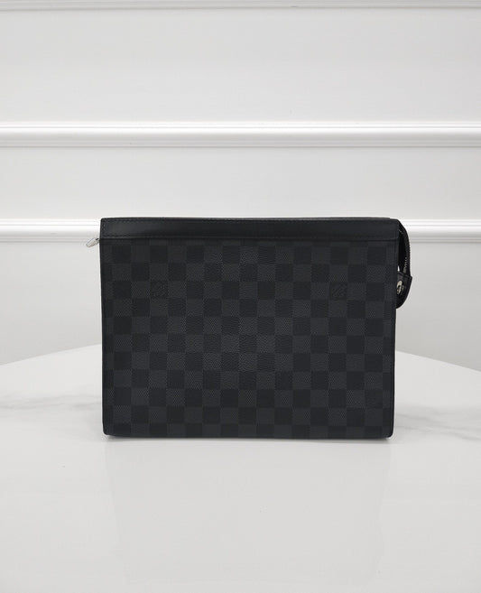 Louis Vuitton Pochette Voyage MM Damier Clutch N41686 157970503 [P]