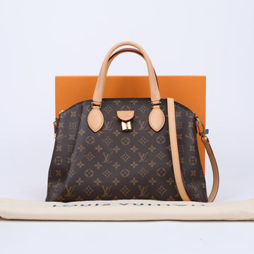 LOUIS VUITTON Monogram Rivoli Canvas MM Size Tote Schultertasche 157639083 [P]