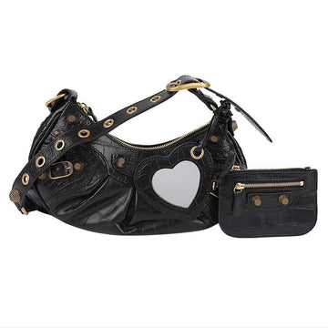 Balenciaga Crocodile Shoulder Bag 671309-23EBM-1000 79627313 [P]