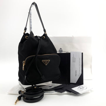 PRADA リナイロン ポコノ バケットバッグ クロスバッグ 1BH038 157970926 [P]